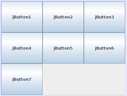 GridLayout Beispiel 6