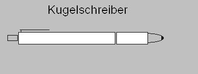 Objekt,Kugelschreiber