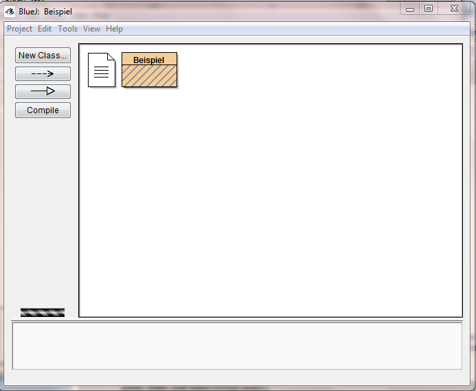 Klasse in BlueJ